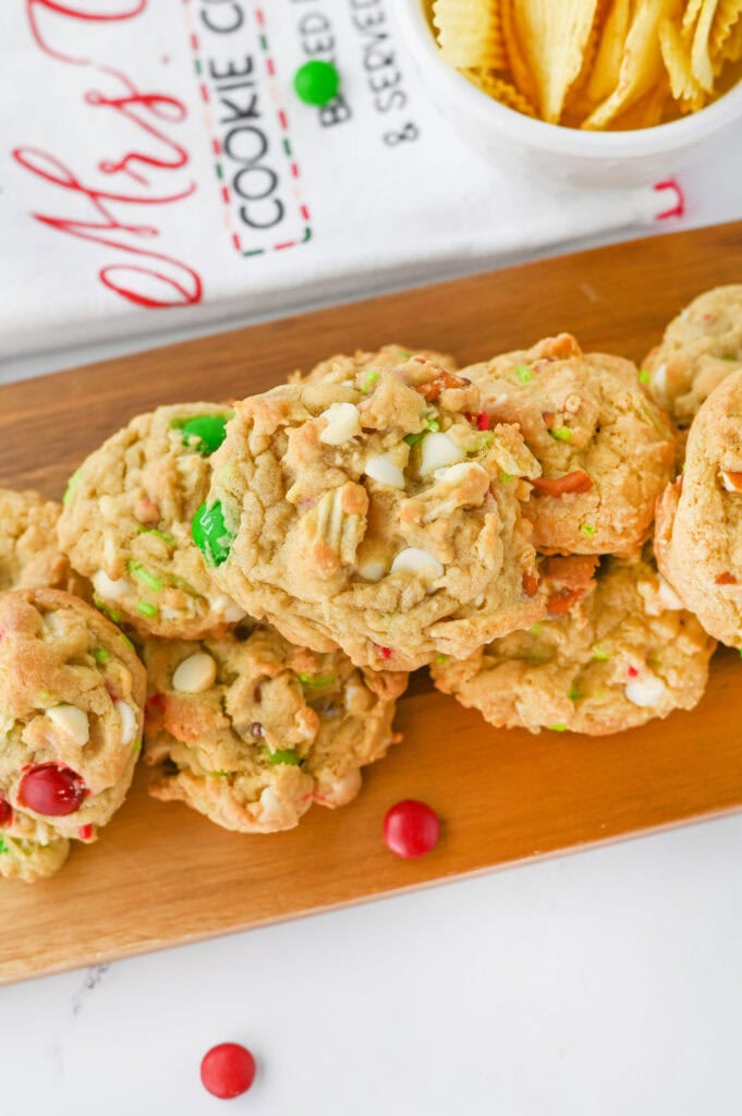 Christmas Kitchen Sink Cookies - Recipe photo by The Cookin Chicks