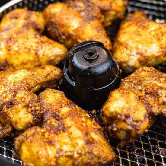 Air Fryer Frozen Chicken Wings - Recipe photo by Lowcarb-nocarb