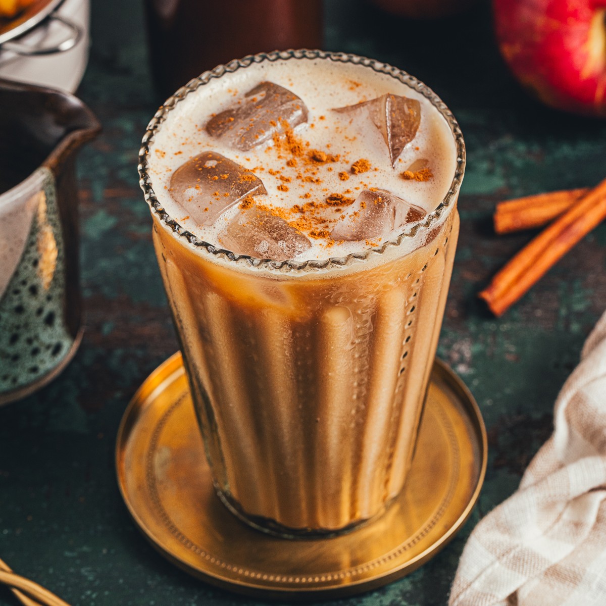 Apple Crisp Cold Brew Latte - Recipe photo by sweetmiscellany