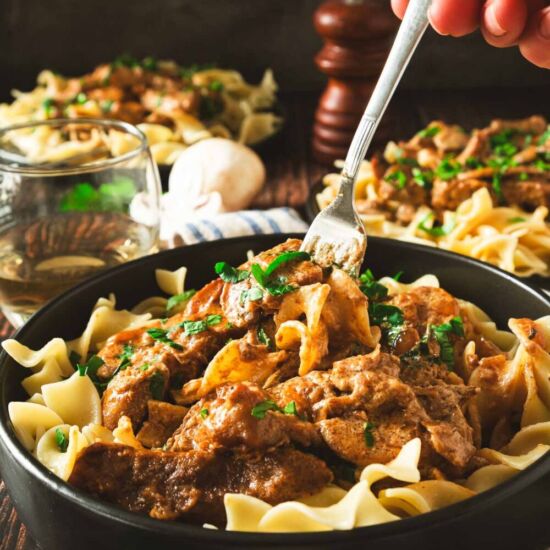 Beef Stroganoff - Recipe photo by peasantsdaughter