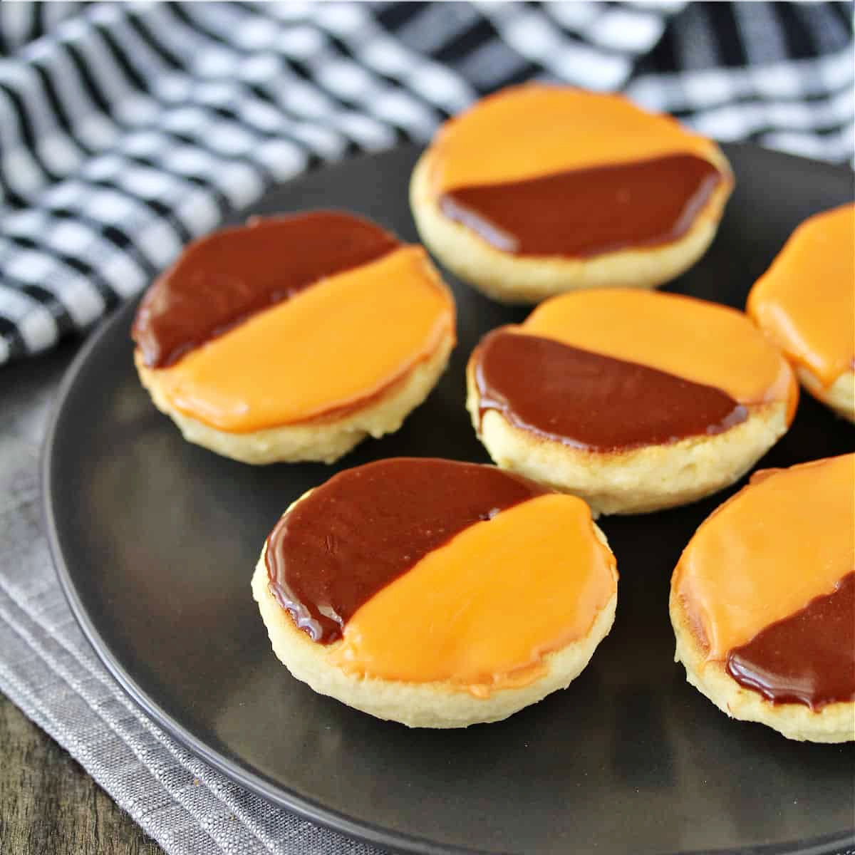 Black and Orange Cookies - Recipe photo by karenskitchenstories