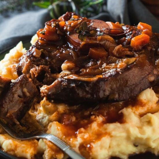 Braised Lamb Shoulder Chops - Recipe photo by peasantsdaughter