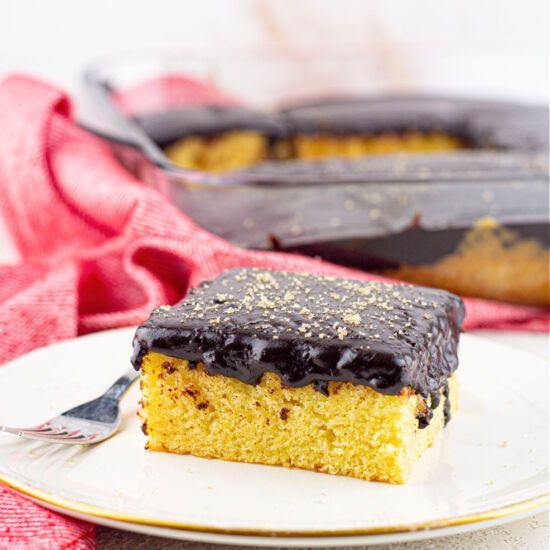 Copycat Entenmann's Golden Cake - Recipe photo by Skinny Sweets