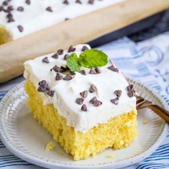 Cannoli Shet Cake - Recipe photo by CallMePMc