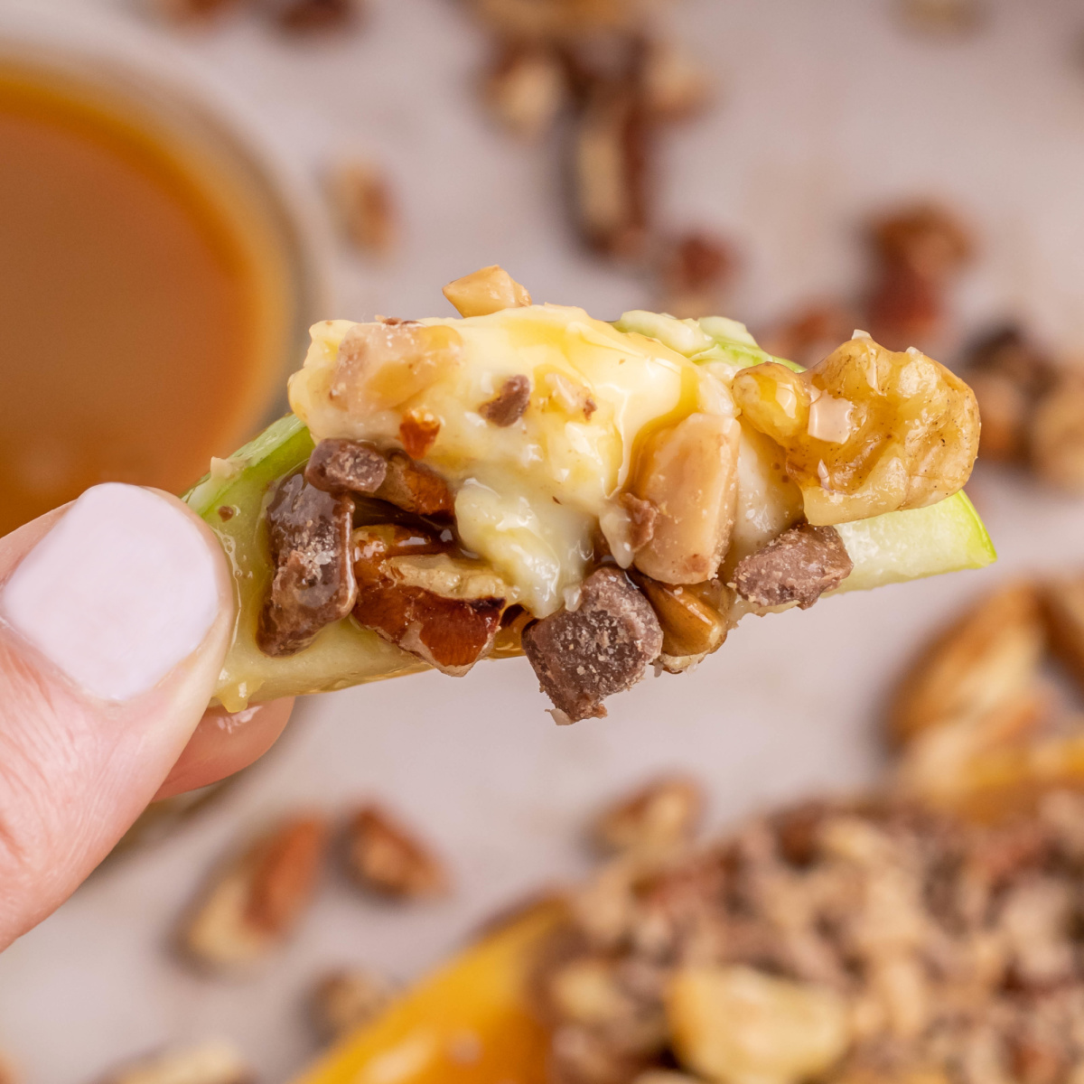 Caramel Apple Dip - Recipe photo by Love Bakes Good Cakes