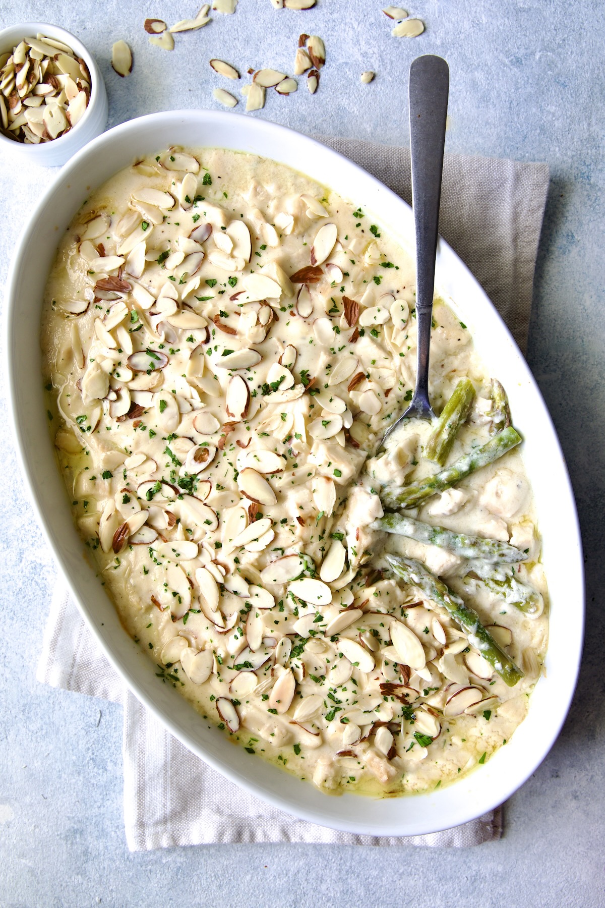 Chicken Divan with Asparagus - Recipe photo by fromachefskitchen