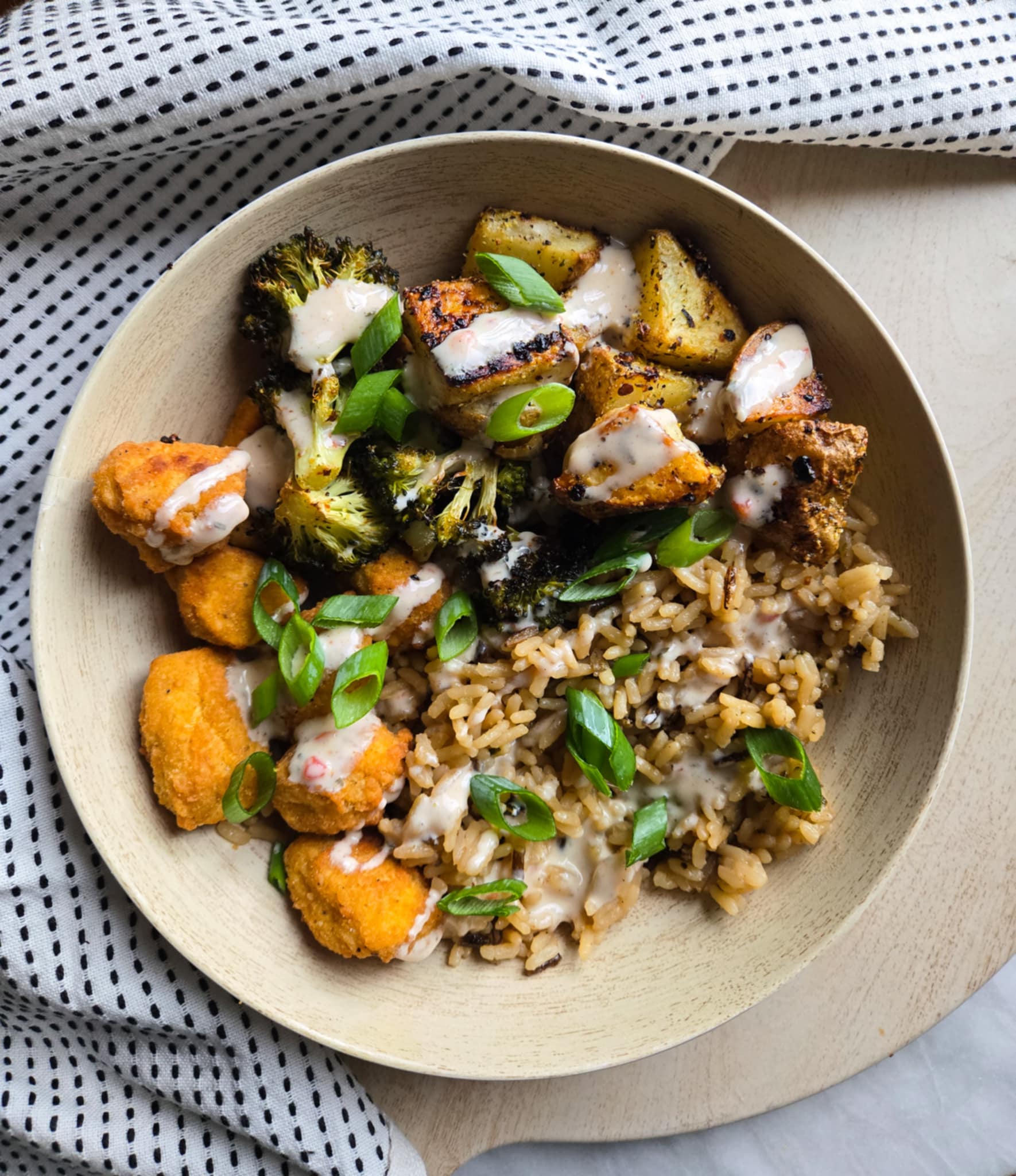 Chik'n Broccoli Bowls - Recipe photo by the_happy_veg