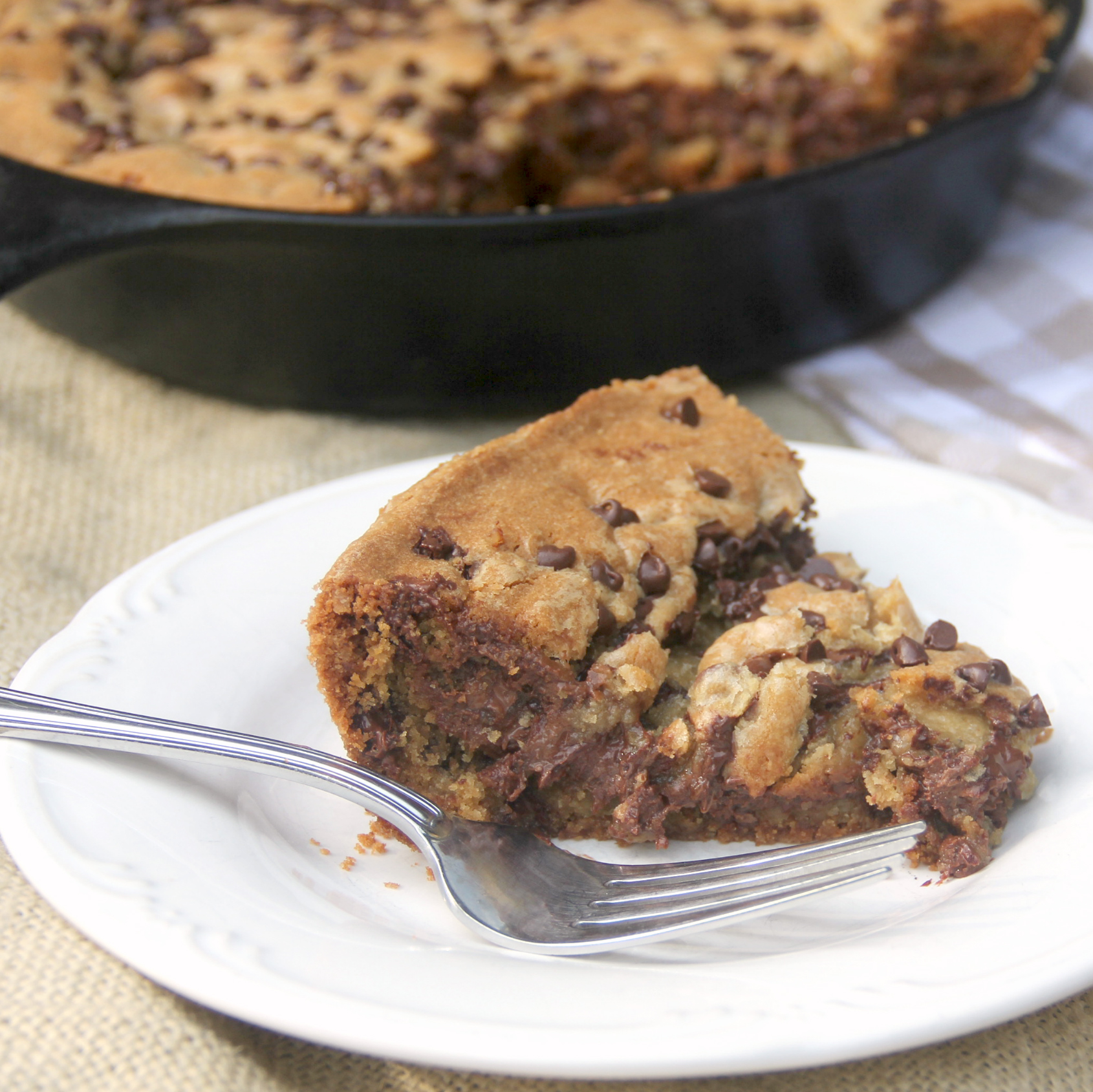 Chocolate Chip Cookie Pie - Recipe photo by southern food and fun