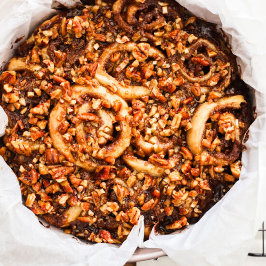 Apple Cinnamon Rolls: Maple Pecan - Recipe photo by Hannas Homemaking