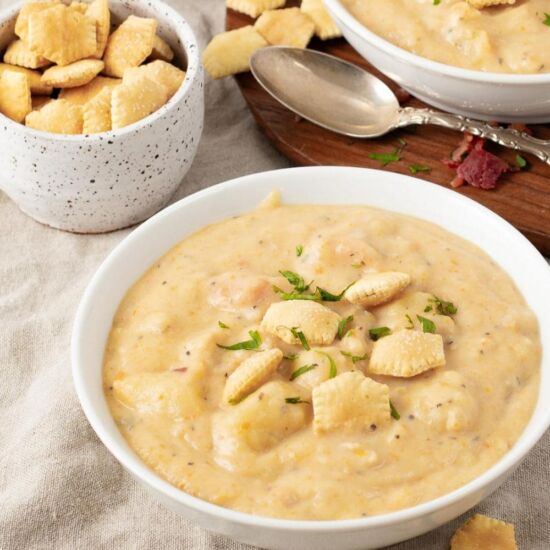 Instant Pot Clam Chowder - Recipe photo by Intentional Hospitality