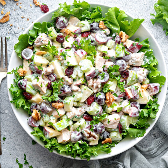 Chicken Waldorf Salad - Recipe photo by cubesnjuliennes