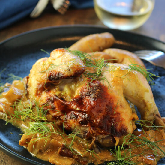 Cornish Game Hens Dijonnaise - Recipe photo by Food Gal