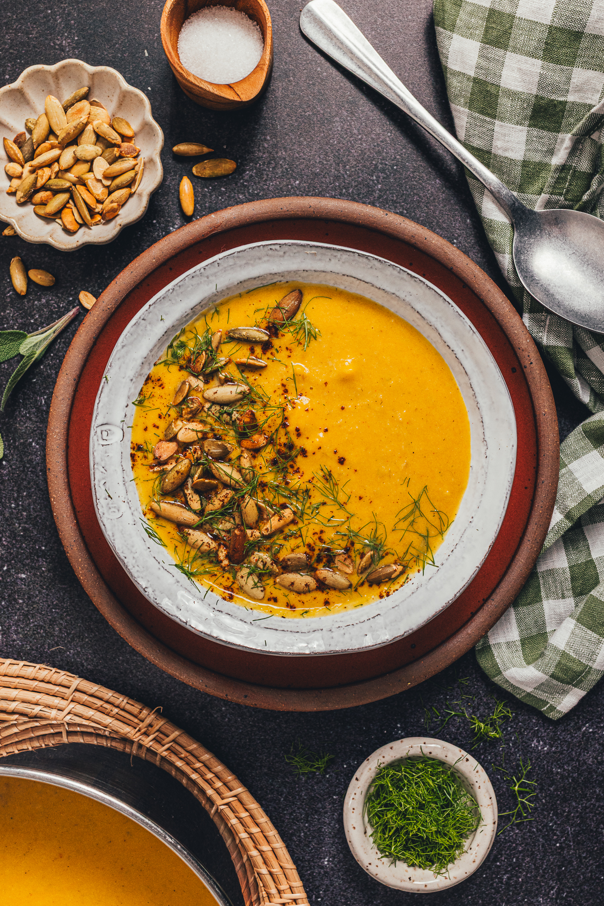 Roasted Kabocha & Fennel Soup - Recipe photo by sweetmiscellany