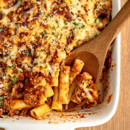 Creamy Baked Ziti - Recipe photo by The Cookin Chicks