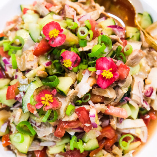 Kilawin Filipino Pork Belly Salad - Recipe photo by Pane-Bistecca