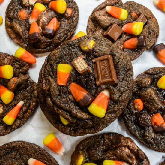 Leftover Halloween Candy Cookies - Recipe photo by bastecutfold
