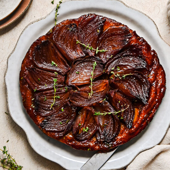 Red Wine Onion Tarte Tatin - Recipe photo by Uncomplicatedchef