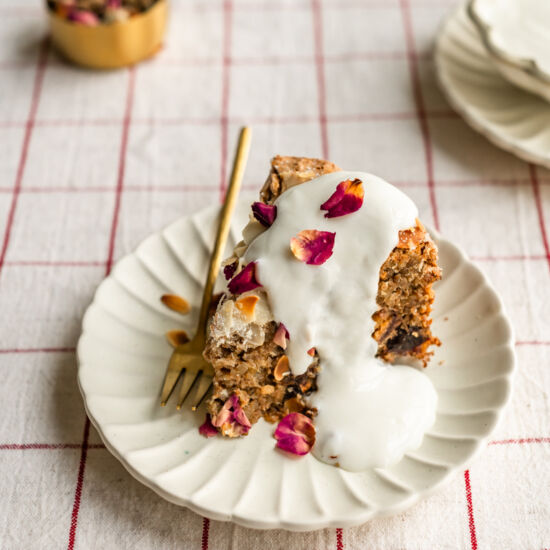 Date and Walnut Meringue Cake - Recipe photo by heinstirred
