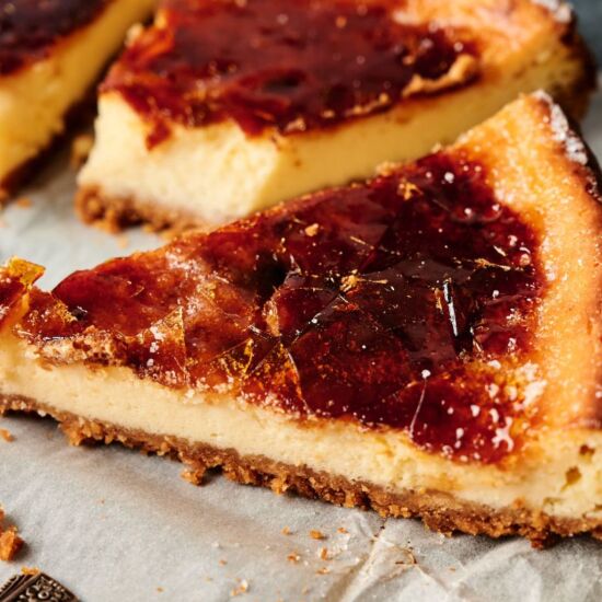 Creme Brulee Cheesecake - Recipe photo by SplashofTaste