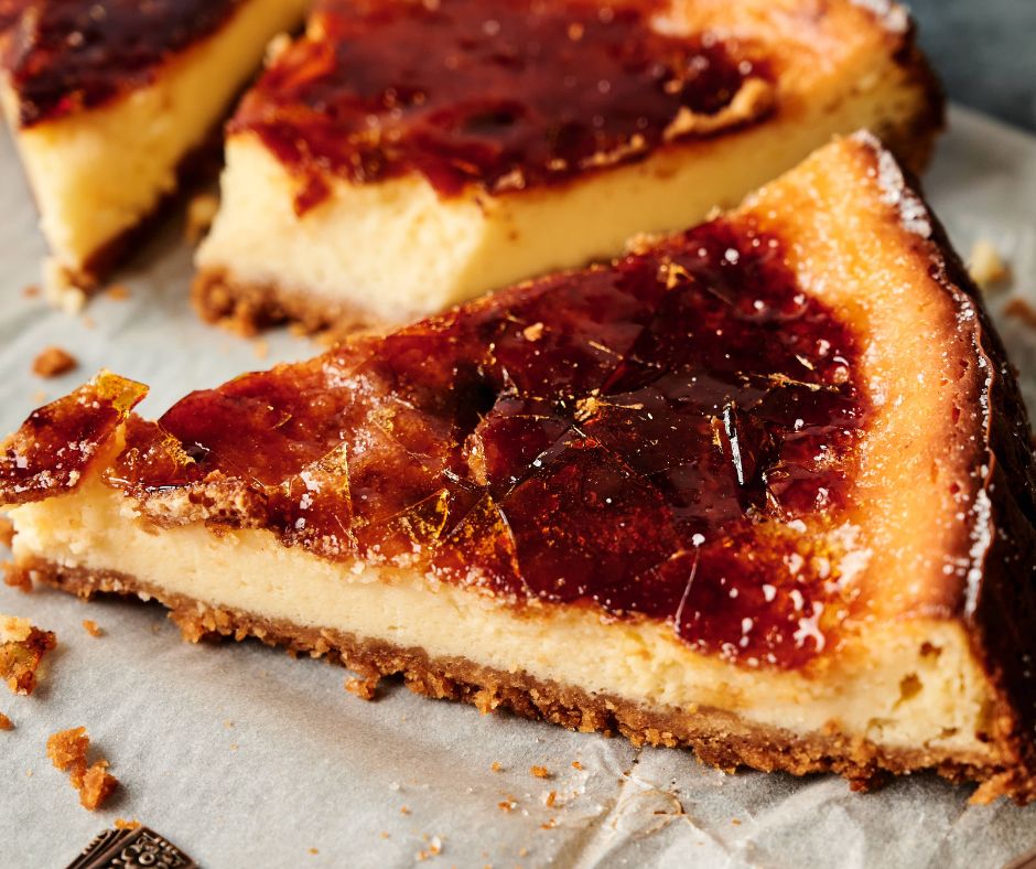 Creme Brulee Cheesecake - Recipe photo by SplashofTaste