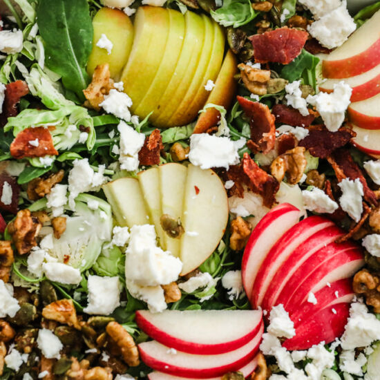 Harvest Apple Arugula Salad - Recipe photo by Hannas Homemaking