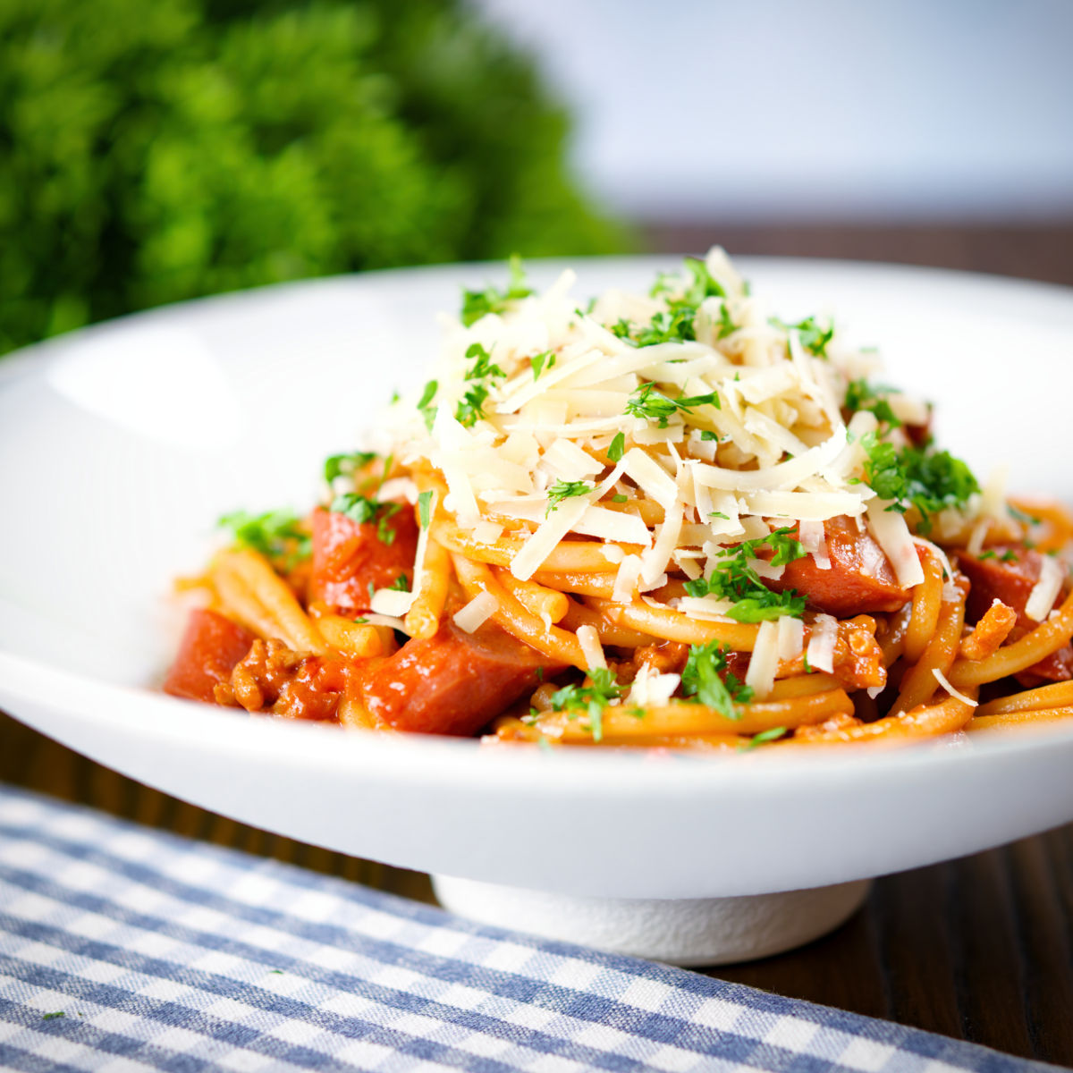 Filipino (Jollibee) Sweet Spaghetti - Recipe photo by Brian Jones