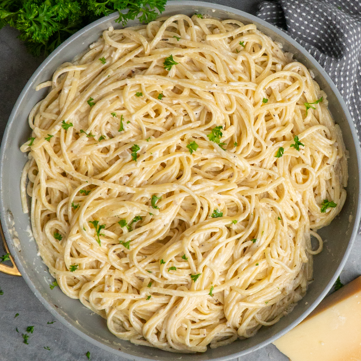 Garlic Butter Pasta - Recipe photo by The Cooking Duo