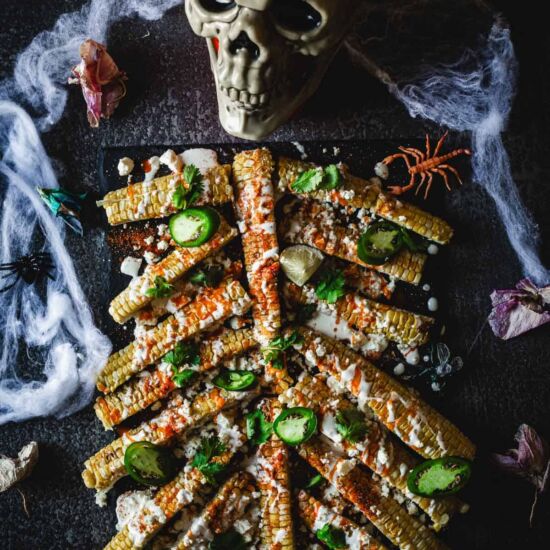 Halloween Skeleton Corn on Cob - Recipe photo by ImmigrantsTable