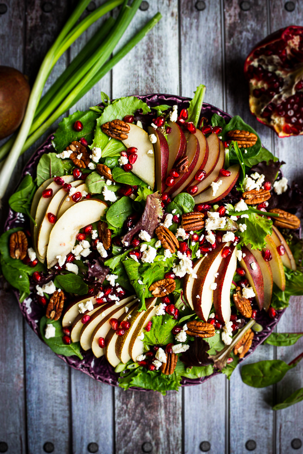 Harvest Salad with Pears and Pecans - Recipe photo by DelightfulEMade