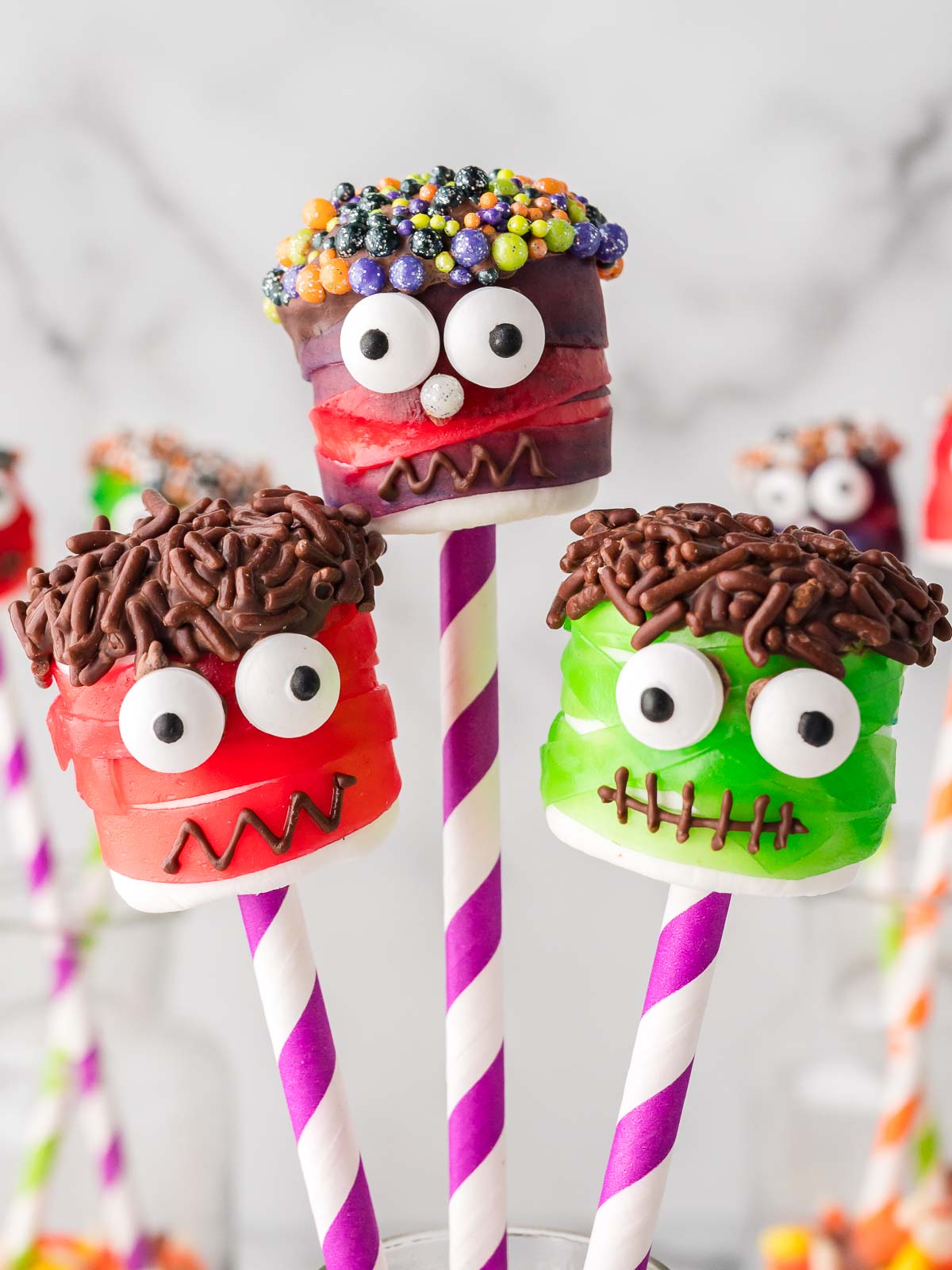 Monster Marshmallows - Recipe photo by Tessies Table
