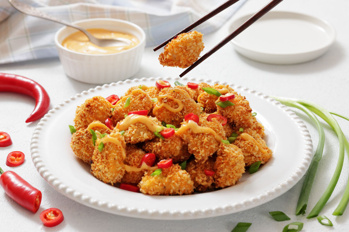 Bang Bang Chicken Bites - Recipe photo by jenn@cookwhatyoulove.com