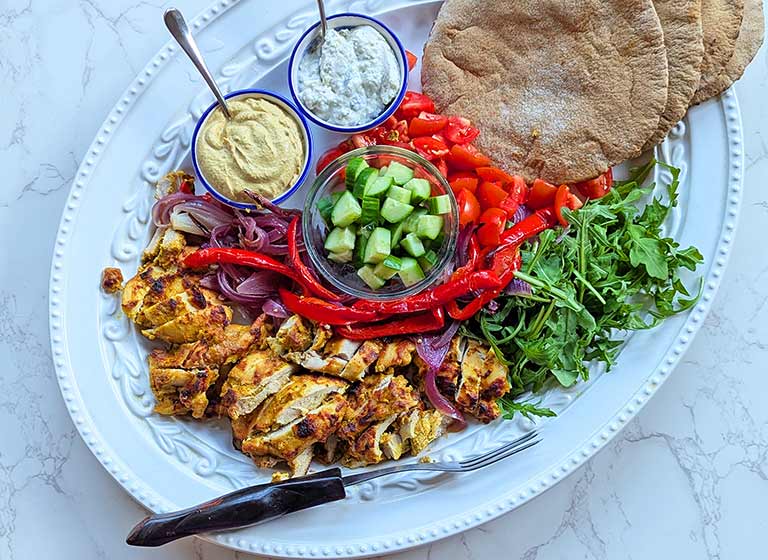 Sheet Pan Chicken Shawarma - Recipe photo by californiahomecooking