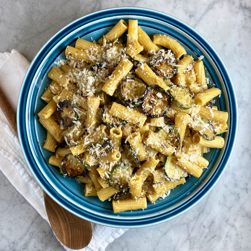 Zucchini Carbonara - Recipe photo by thebrookcook.wordpress.com