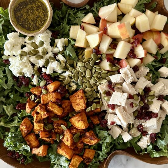 Fall Harvest Salad - Recipe photo by Healthy Foodie Girl