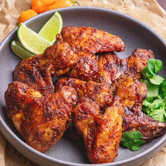 Smoked Habanero Pineapple Wings - Recipe photo by theonlinegrill