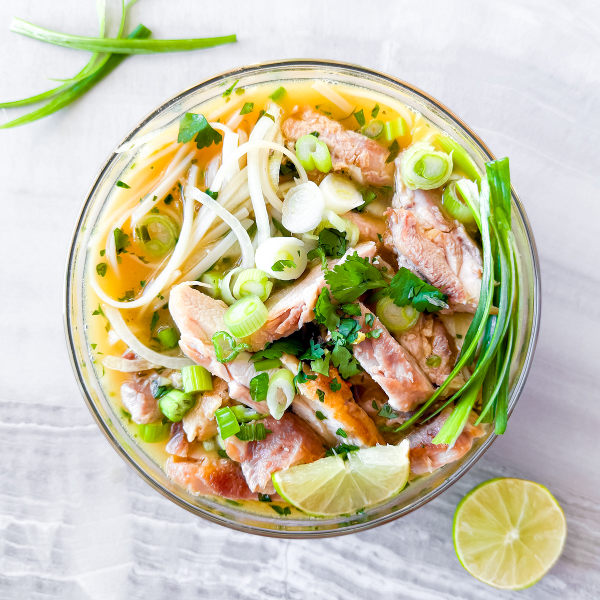 Asian Chicken Noodle Soup - Recipe photo by Entirely Emmy