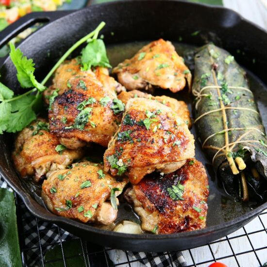 Braised Chicken Thighs - Recipe photo by Taste of Home