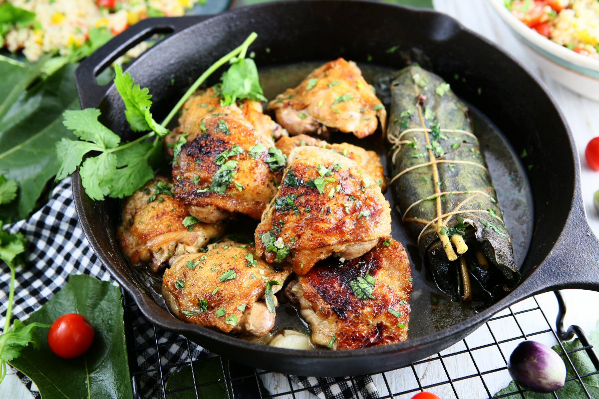 Braised Chicken Thighs - Recipe photo by Taste of Home