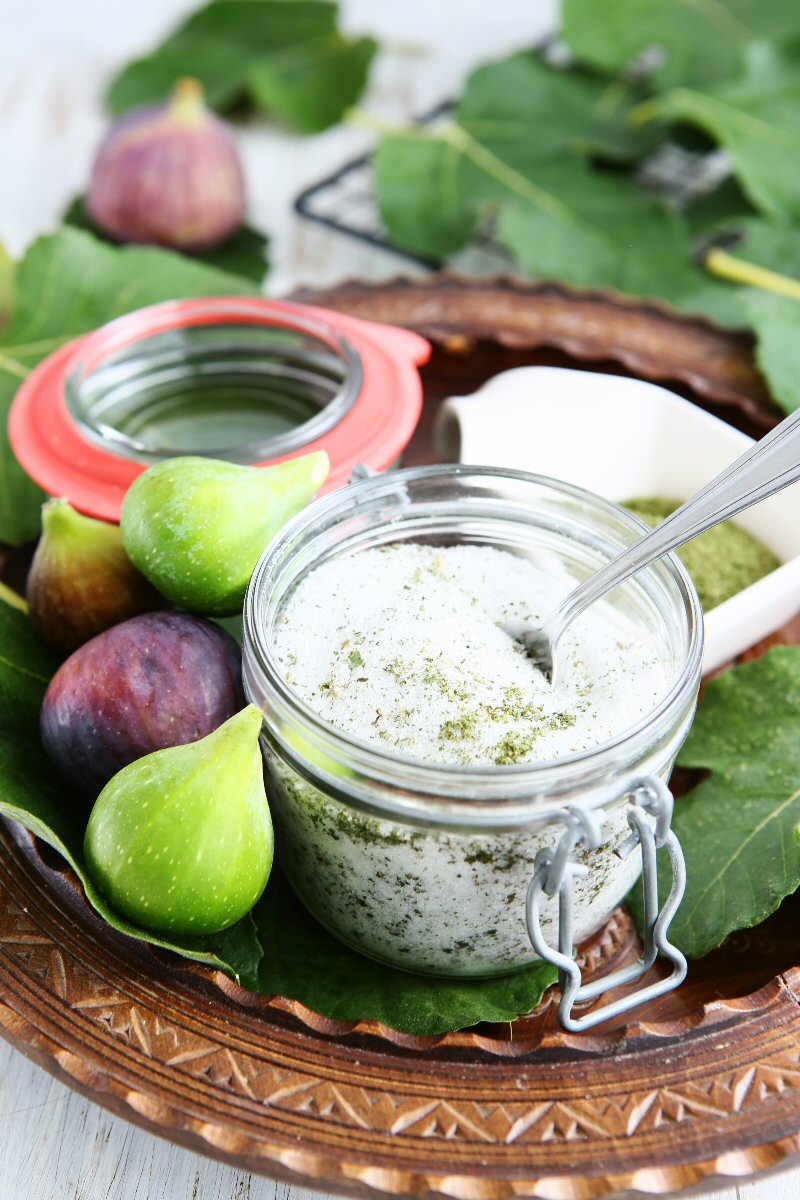 Fig Leaf Infused Sugar - Recipe photo by Taste of Home