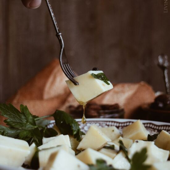 Marinated Jarlsberg Antipasto Board - Recipe photo by LivingtheGourmet