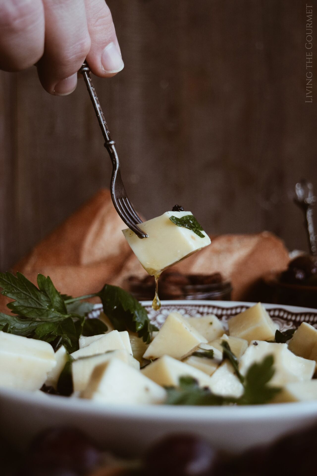 Marinated Jarlsberg Antipasto Board - Recipe photo by LivingtheGourmet