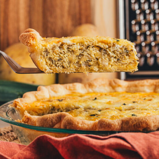 Potato and Leek Quiche - Recipe photo by peasantsdaughter