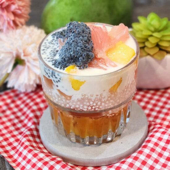 Mango Sago Dessert - Recipe photo by butterjoykitchen