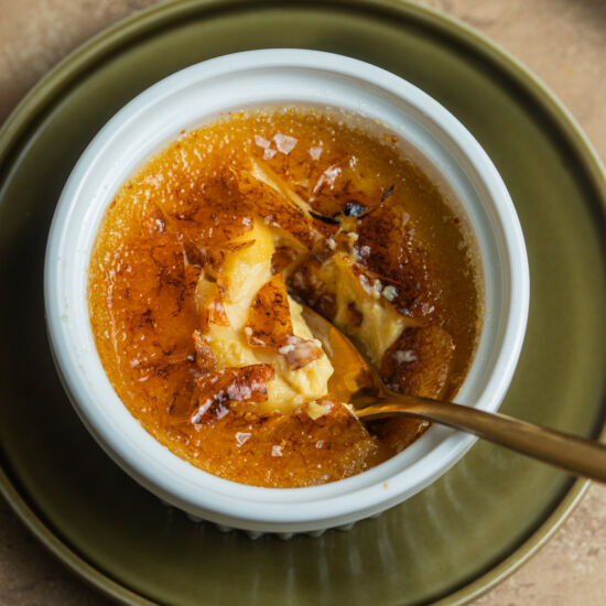 Salted Maple Creme Brulee - Recipe photo by homecookingcollective
