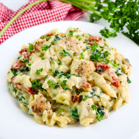 Marry Me Chicken Orzo - Recipe photo by DelightfulEMade