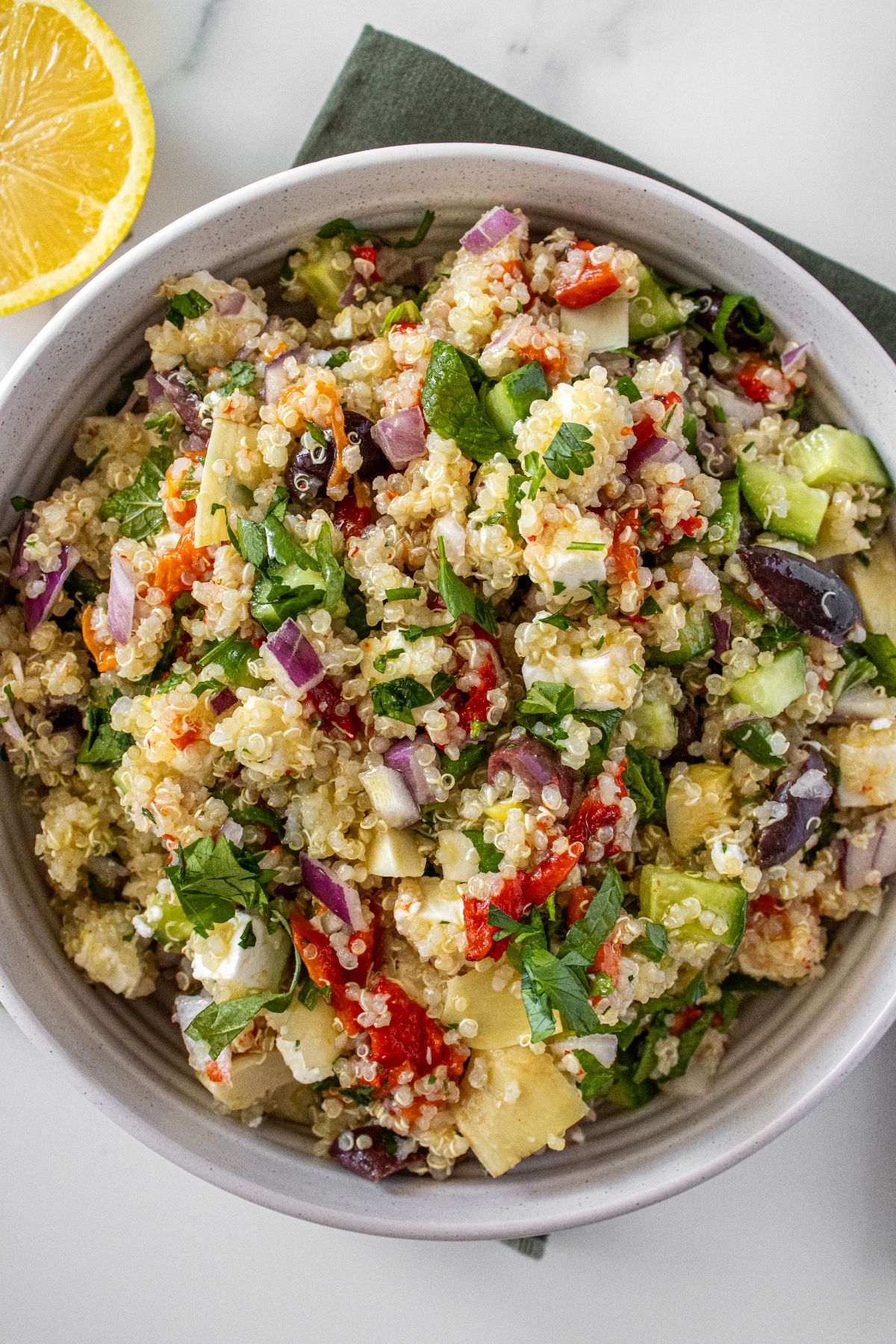 Mediterranean Quinoa Salad - Recipe photo by itsnotcomplicatedrecipes