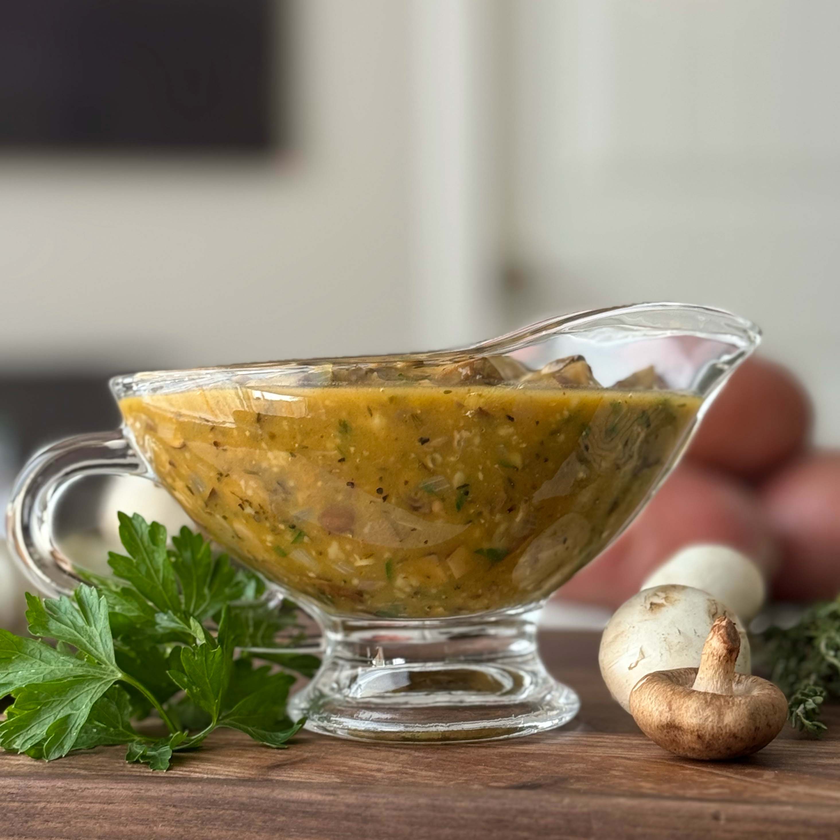 Easy Mushroom Gravy - Recipe photo by pestoandpotatoes