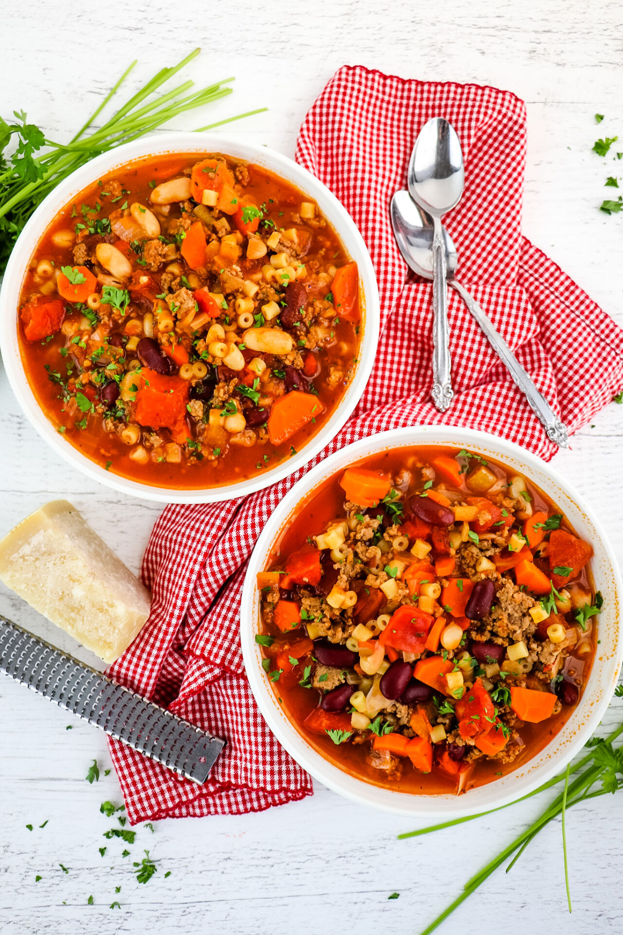 Olive Garden Pasta Fagioli Soup - Recipe photo by DelightfulEMade