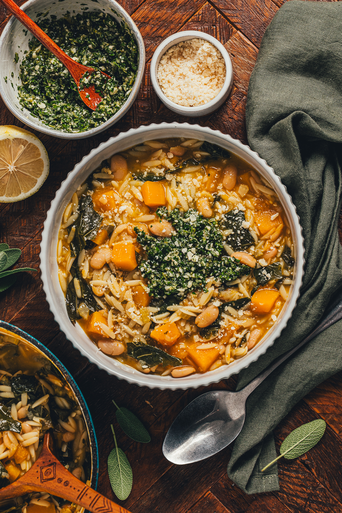 Orzo Soup with Butternut - Recipe photo by sweetmiscellany