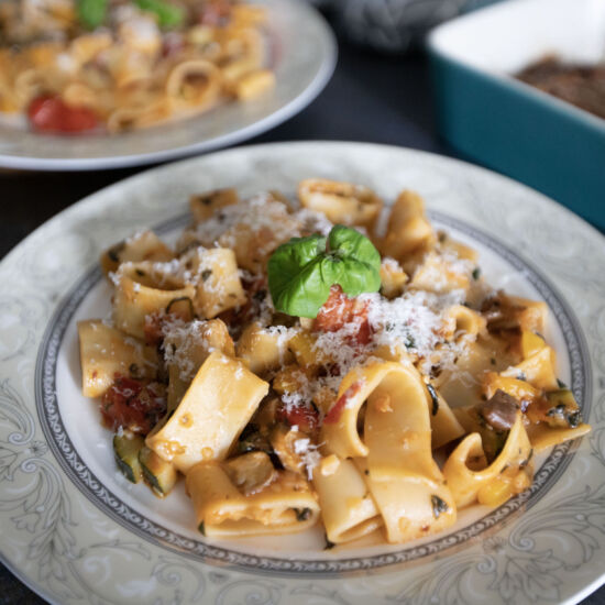 Pasta all'ortolana - Recipe photo by foodmakesmehappy